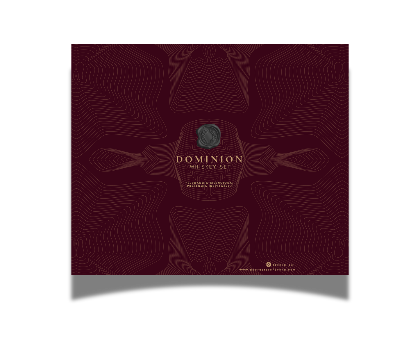 Whiskey Dominion Set EVOKA – set de whisky premium para una experiencia de regalo elegante