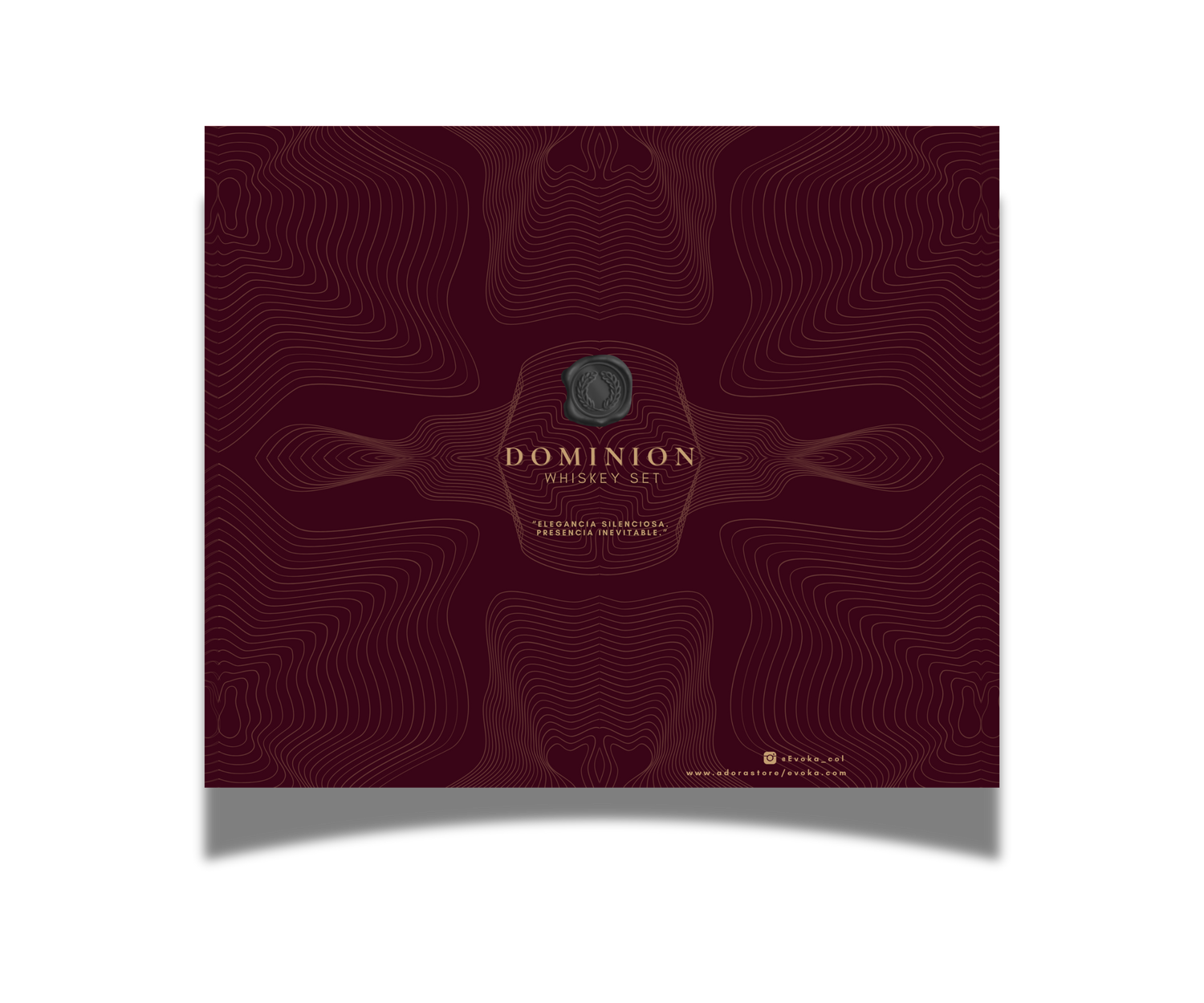 Whiskey Dominion Set EVOKA – set de whisky premium para una experiencia de regalo elegante