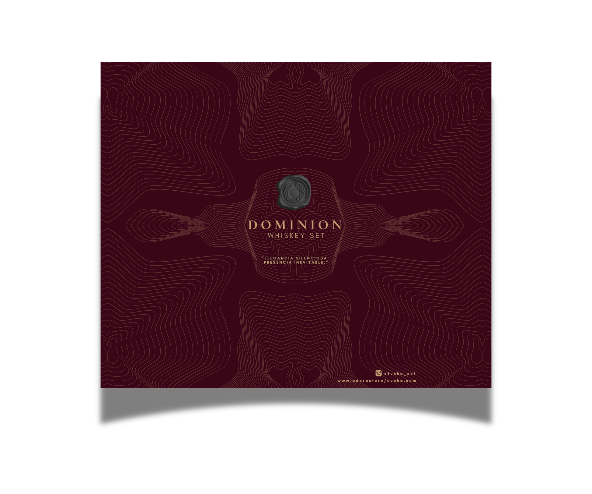 Whiskey Dominion Set EVOKA – set de whisky premium para una experiencia de regalo elegante